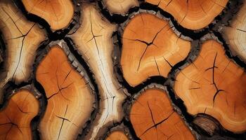 Textured tree bark with intricate natural patterns photo