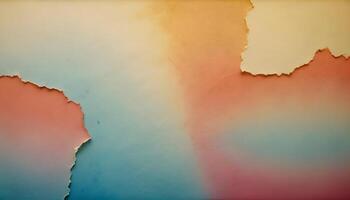 Close Up of Fibrous Handmade Paper Texture photo