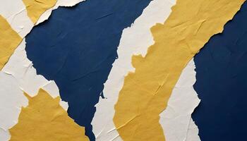 Close Up of Handmade Paper with Distinct Fibers photo