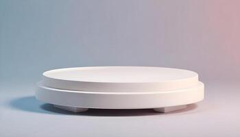 Elegant white ceramic surface with a timeless appeal, ideal for high end branding visuals photo
