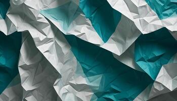 Abstract colorful textures on wrinkled paper background photo