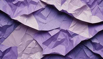 Abstract crumpled paper background with colorful twists and folds photo