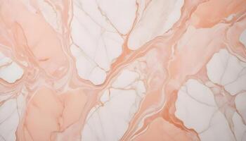 Soft peach marble with elegant white veining, a perfect choice for luxury interiors photo