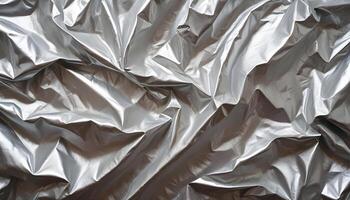 Glossy crinkled foil texture, great for vibrant and striking design elements photo