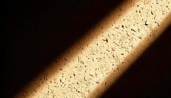 Cork texture background with deep shadows creating a dramatic and moody atmosphere photo
