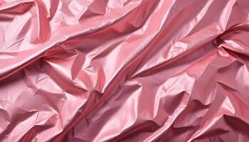 Crinkled shiny foil texture, adding a festive and dynamic touch to design elements photo