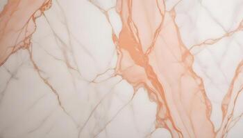 Subtle peach marble with smooth white transitions, offering a fresh and refined appearance photo