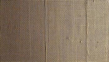 Burlap texture with intricate weave patterns, natural color variations, and soft shadows photo