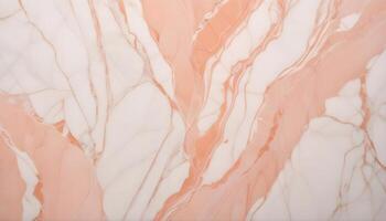Beautiful peach and white marble with smooth transitions, offering a classic yet modern look photo