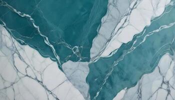 High end marble with smooth transitions of teal and white, bringing refinement to any design photo