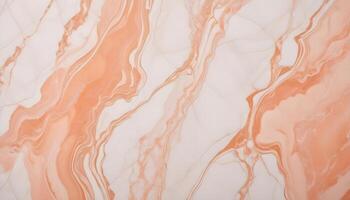 Smooth peach marble with gentle white veins, offering a tranquil and refined aesthetic photo