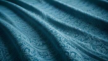 Woven fabric texture with detailed patterns, ideal for adding warmth to backgrounds photo