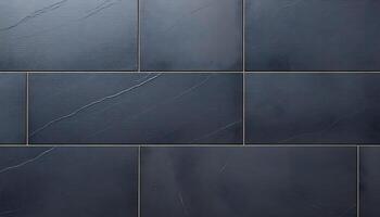 Seamless slate tile texture with polished dark tones and subtle reflections photo