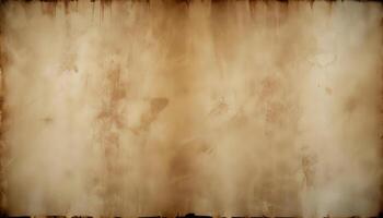 Aged brown grunge texture with faded patterns and rustic detailing photo