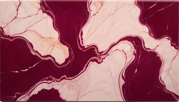 Elegant magenta marble with delicate white patterns, adding a touch of luxury and sophistication photo