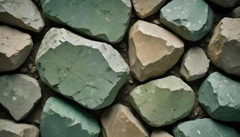 Highly detailed rough stone texture with deep fissures and organic imperfections photo