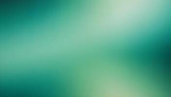 Tranquil green teal gradient with a gentle grain texture photo