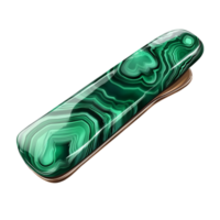 Macro Malachite mineral stone on Isolated On Transparent Background png