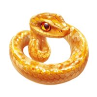 Impressive Anaconda Snake Closeup Coil Stack Transparent Background png