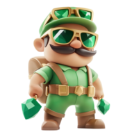 Cute Cartoon Leprechaun Character Laughing Thumb Up Transparent Background png