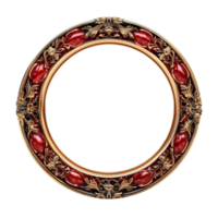Glowing thin square frame on a transparent background png