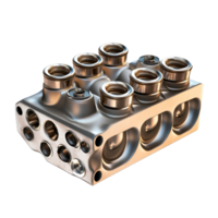 High Performance Engine Cylinder Head Isolated On Transparent Background png