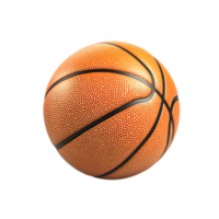 Close up View of Basketball with Visible Texture and Details png