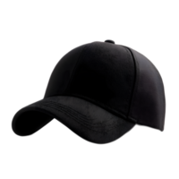 Blank Black Baseball Cap Mockup Transparent png