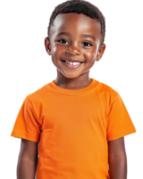 Cheerful African Descent Boy Smiling with Joyful Expression png