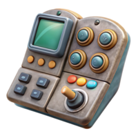 impressive modern Spacecraft Control Panel Cutout with Buttons and Dials authentic png