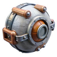 impressive rustic Spacecraft Docking Mechanism Cutout with Latches professional png