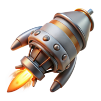 serene traditional Spacecraft Engine Nozzle Cutout with Fire Effect exclusive png