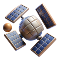 stunning contemporary Spacecraft Solar Panels Deploying Animation Frames Transparent Background high resolution png