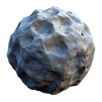 wonderful minimalist Space Rock Isolated with Rough Surface high resolution png