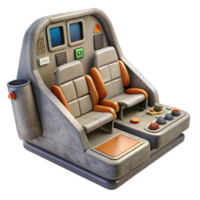 beautiful minimalist Space Shuttle Cockpit Transparent Background Pilot View authentic png