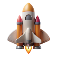stunning vintage Space Shuttle Launch Realistic Illustration Cutout Element genuine png
