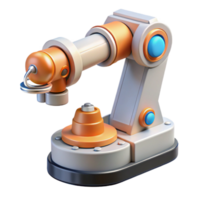 serene rustic Space Station Robotic Arm Manipulating Object Transparent Background premium png