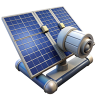 vibrant creative Space Station Solar Panels Transparent Background Power Source exclusive png