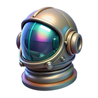 serene abstract Space Suit Helmet with Visor Down Cutout on Transparent Background genuine png