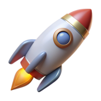 magnificent abstract Space Tourism Rocket Launch Cutout detailed png