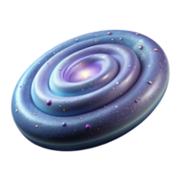wonderful rustic Spiral Galaxy Isolated on Transparent Background with Star Clusters png