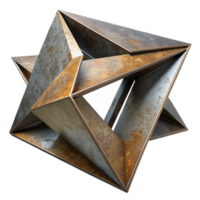 elegant minimalist Steel Art Installation Angular Design authentic png