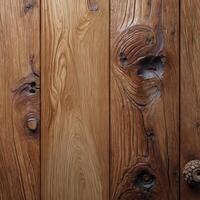 Seamless, high-resolution fine wood texture featuring natural grain patterns, smooth polished surface, and realistic color variations photo