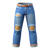 magnificent rustic Street Style Jeans Ripped Knees Isolated high resolution png