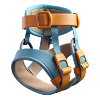 vibrant artistic Studio Lit Climbing Harness Transparent high quality png