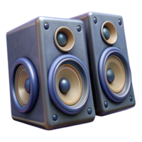 magnifico moderno studio monitor angolata prospettiva trasparente sfondo alto risoluzione png