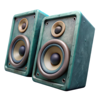 meraviglioso astratto studio monitor angolata prospettiva trasparente sfondo autentico png