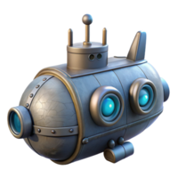 extraordinary modern Submarine Sonar Array Housing Isolated with Streamlined Design png