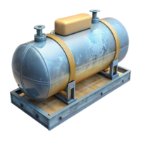extraordinary minimalist Submersible Ballast Tank Transparent Background with Cross Section View authentic png
