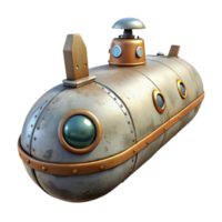 impressive abstract Submersible Pressure Hull Isolated with Reinforced Structure original png